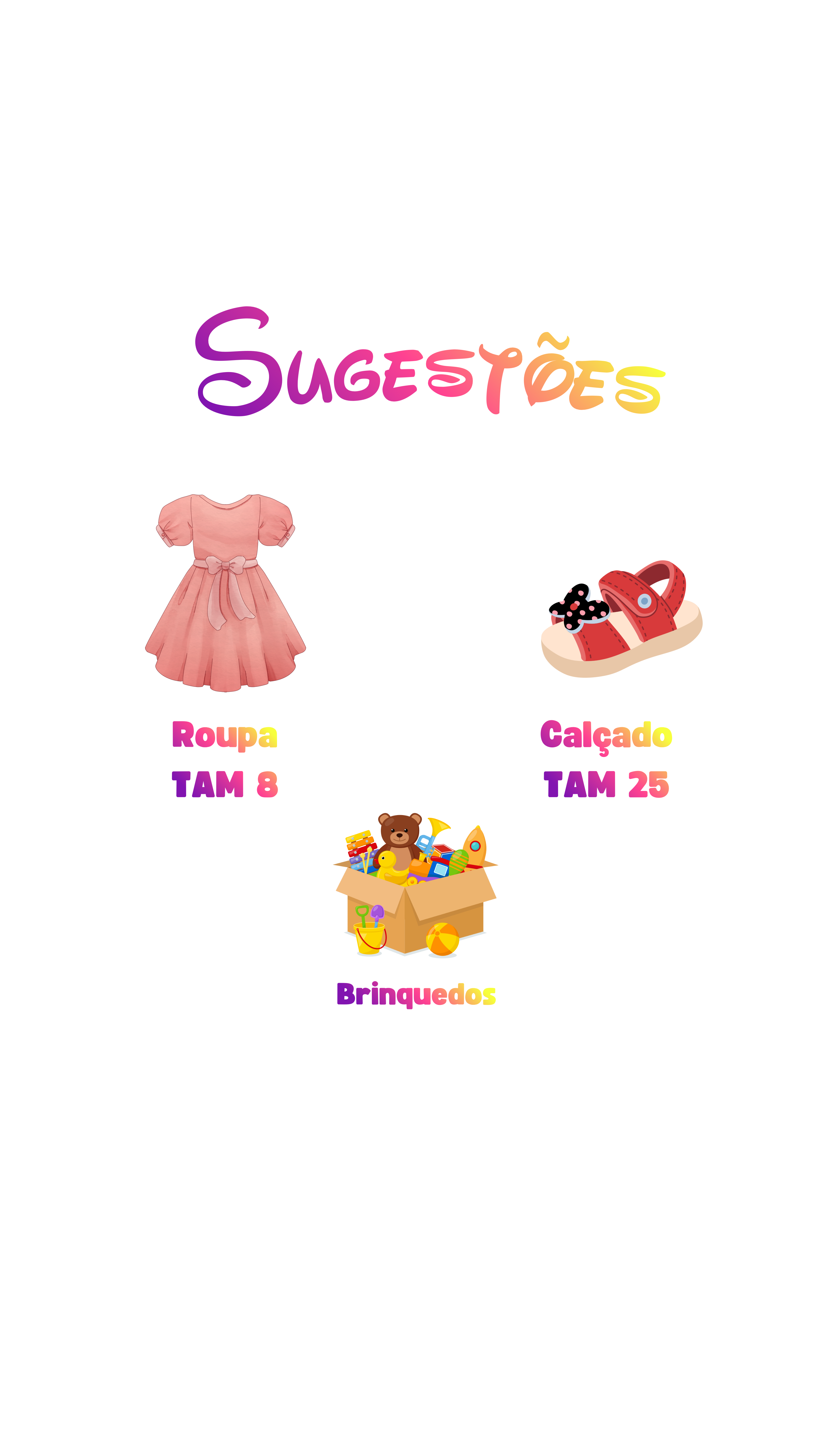 Sugestões de presente