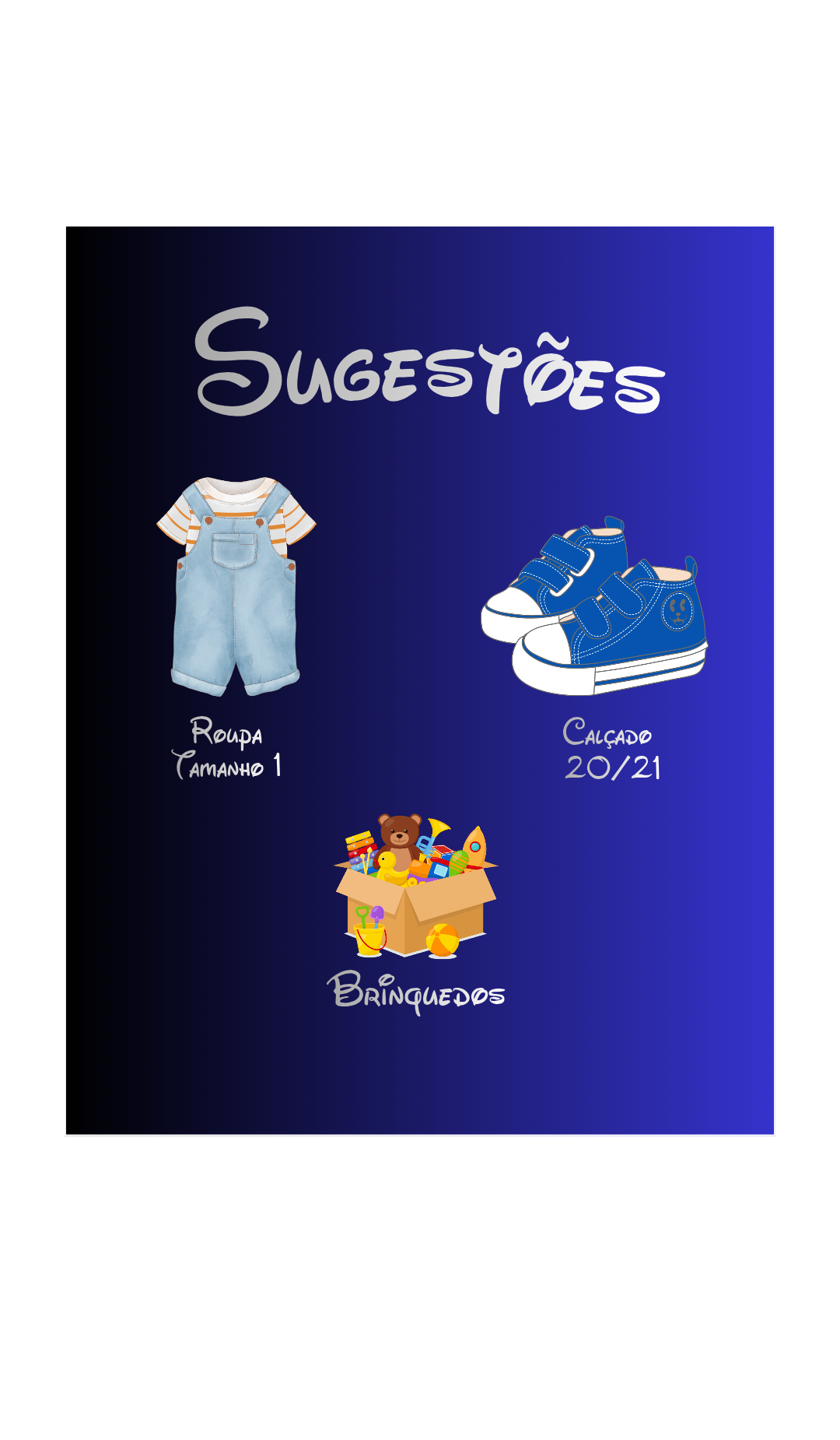 Sugestões de presente