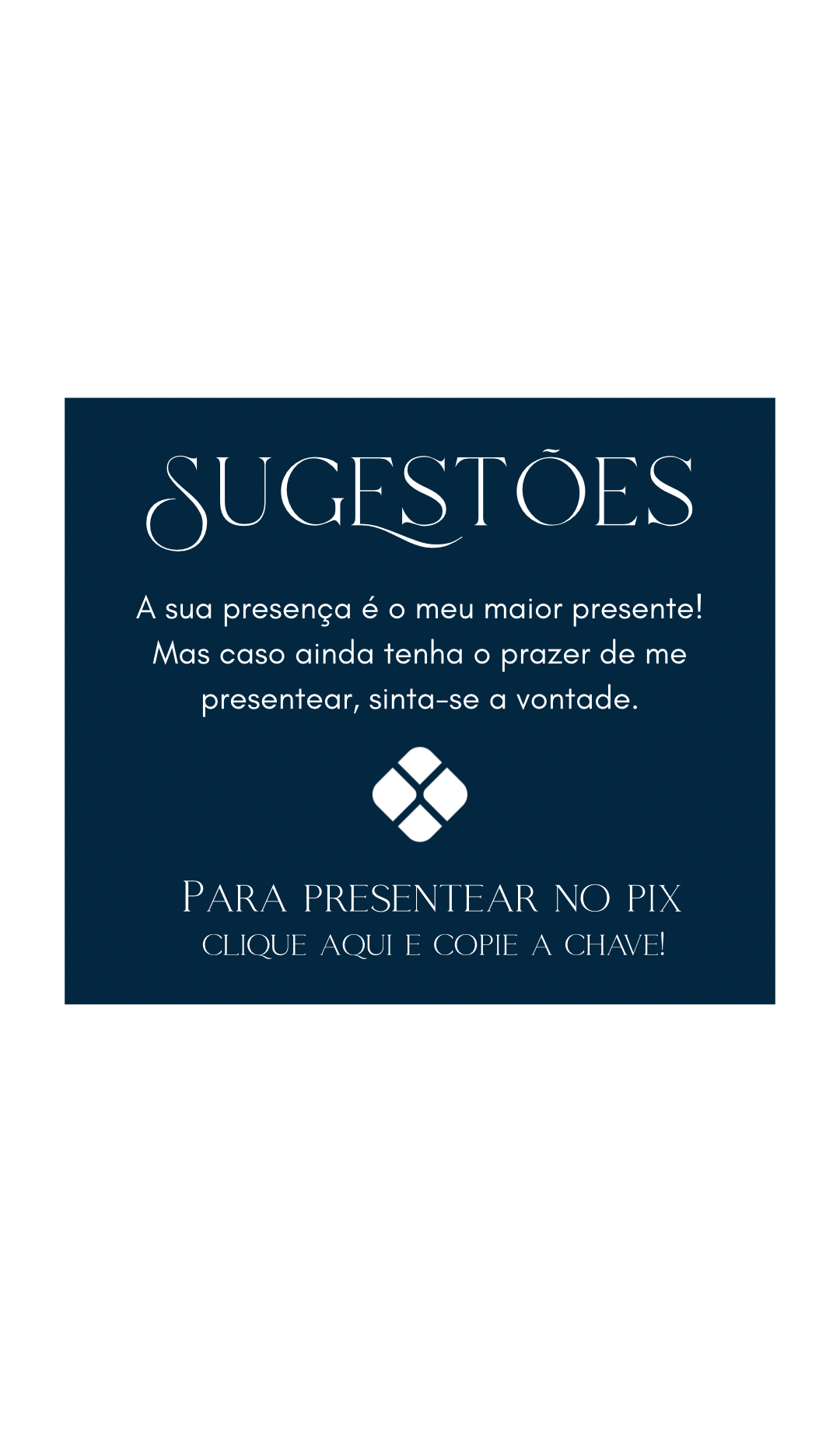 Sugestões de presente